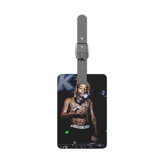 Wiz Khalifa Arts Custom Polyester Saffiano Rectangle White Luggage Tag Card Insert