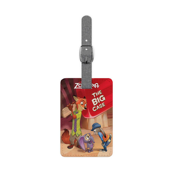 Zootopia The Big Case Custom Polyester Saffiano Rectangle White Luggage Tag Card Insert