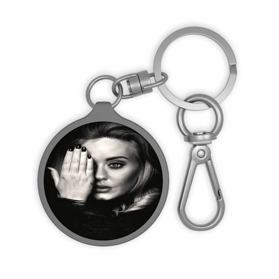 Adele Singer Custom Keyring Tag Keychain Acrylic With TPU Cover