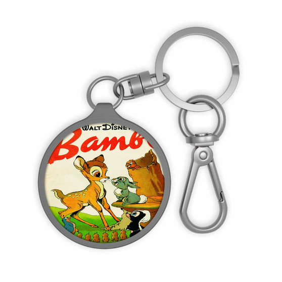 Disney Bambi Custom Keyring Tag Keychain Acrylic With TPU Cover