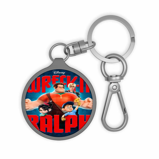 Disney Wreck It Ralph Art Custom Keyring Tag Keychain Acrylic With TPU Cover