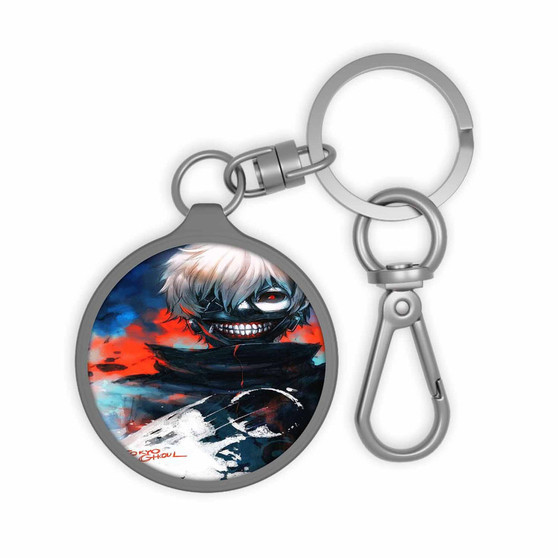 Kaneki Ken from Tokyo Ghoul Custom Keyring Tag Keychain Acrylic With TPU Cover