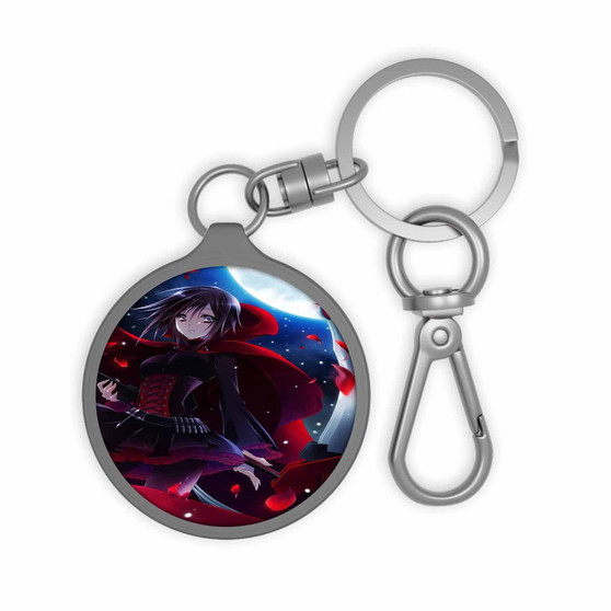 Rwby Ruby Custom Keyring Tag Keychain Acrylic With TPU Cover