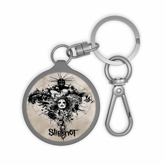 Slipknot Cover Custom Keyring Tag Keychain Acrylic With TPU Cover