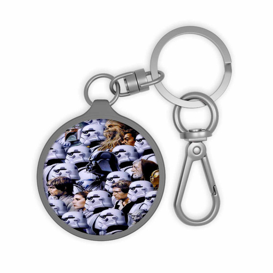 Star Wars Characters With Troopers Custom Keyring Tag Keychain Acrylic With TPU Cover