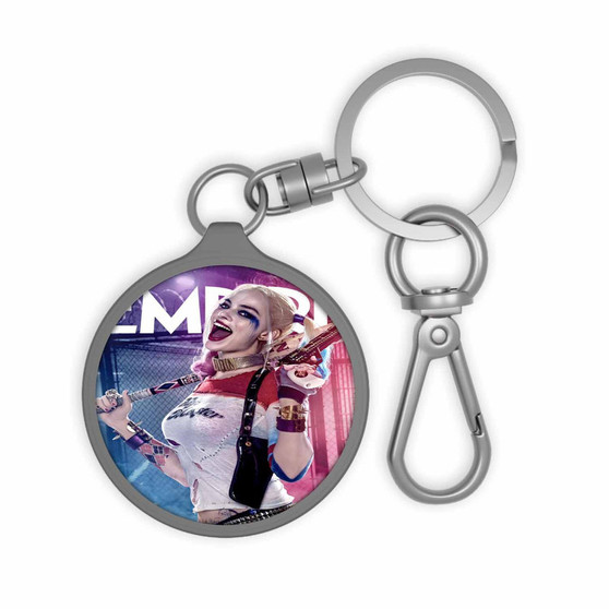 Suicide Squad Harley Quinns Custom Keyring Tag Keychain Acrylic With TPU Cover