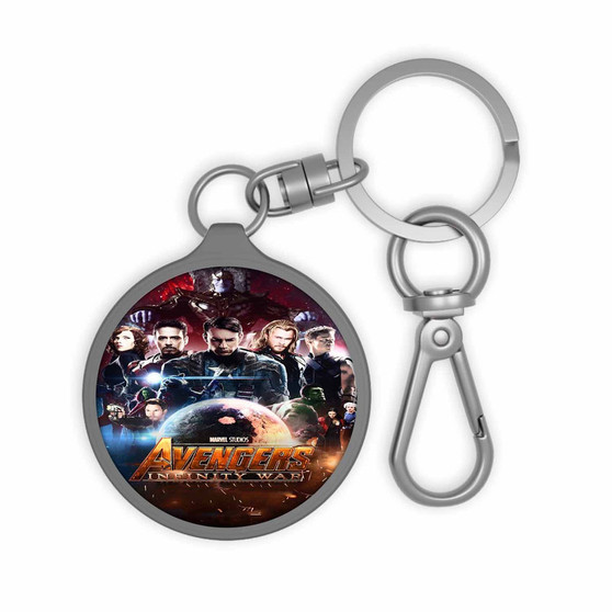 The Avengers Infinity War Custom Keyring Tag Keychain Acrylic With TPU Cover