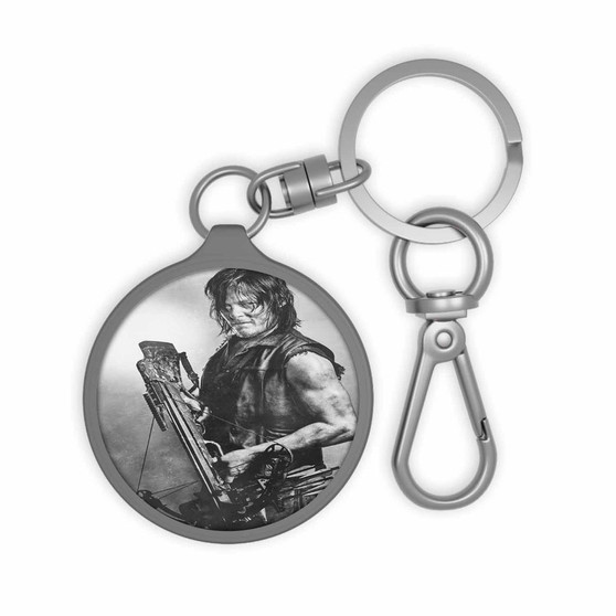 The Walking Dead Daryl Dixon Custom Keyring Tag Keychain Acrylic With TPU Cover