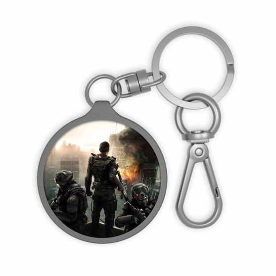 Tom Clancy s Rainbow Six Siege Ready For Battle Custom Keyring Tag Keychain Acrylic With TPU Cover