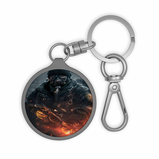 Tom Clancy s The Division Art Custom Keyring Tag Keychain Acrylic With TPU Cover