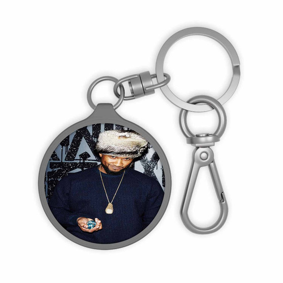 Usher Custom Keyring Tag Keychain Acrylic With TPU Cover