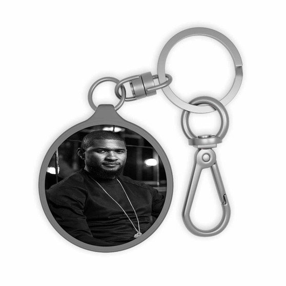 Usher Art Custom Keyring Tag Keychain Acrylic With TPU Cover