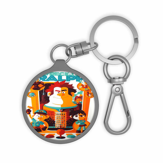 Wreck It Ralph All Chaaracters Custom Keyring Tag Keychain Acrylic With TPU Cover