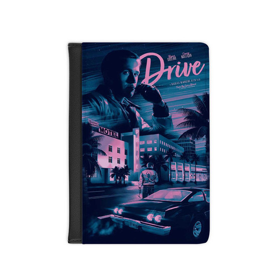 Drive Movie PU Faux Black Leather Passport Cover Wallet Holders Luggage Travel