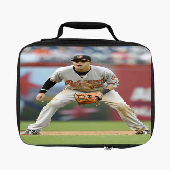 Manny Machado Baltimore Orioles Baseball Custom Lunch Bag Fully Lined and Insulated for Adult and Kids
