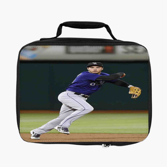 Nolan Arenado Colorado Rockies Baseball Custom Lunch Bag Fully Lined and Insulated for Adult and Kids