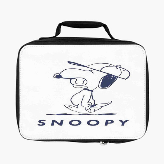 Snoopy Custom Lunch Bag Fully Lined and Insulated for Adult and Kids