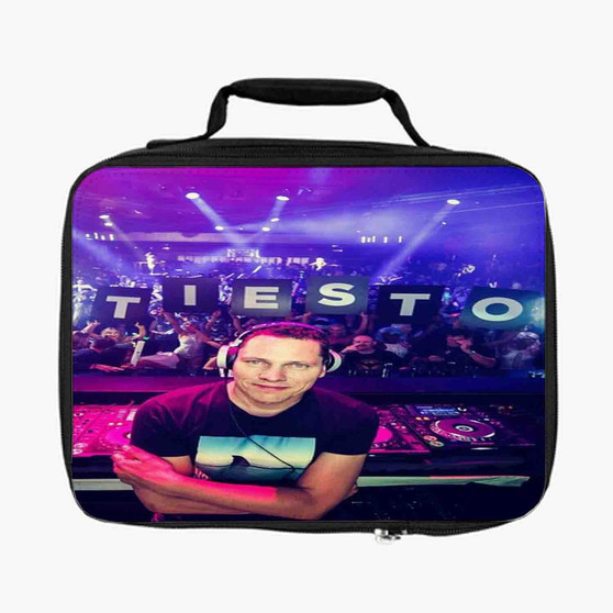 Tiesto DJ Custom Lunch Bag Fully Lined and Insulated for Adult and Kids