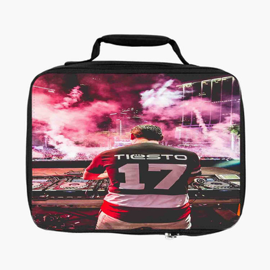 Tiesto DJ Concert Custom Lunch Bag Fully Lined and Insulated for Adult and Kids