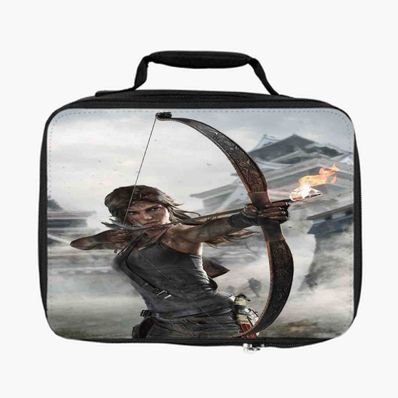 Tomb Raider Definitive Edition Fire Archer Custom Lunch Bag Fully Lined and Insulated for Adult and Kids