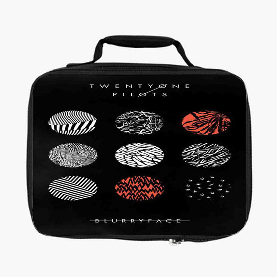 Twenty One Pilots Blurryface New Custom Lunch Bag Fully Lined and Insulated for Adult and Kids