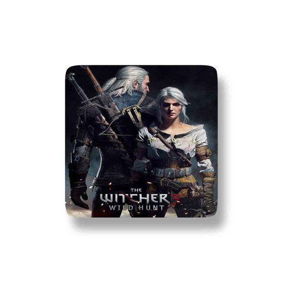 The Witcher 3 Wild Hunt Geralt and Ciri New Custom Magnet Refrigerator Porcelain