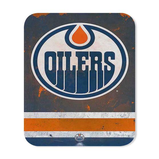 Edmonton Oilers Custom Mouse Pad Gaming Rubber Backing