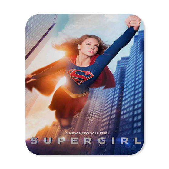 Supergirl New Custom Mouse Pad Gaming Rubber Backing