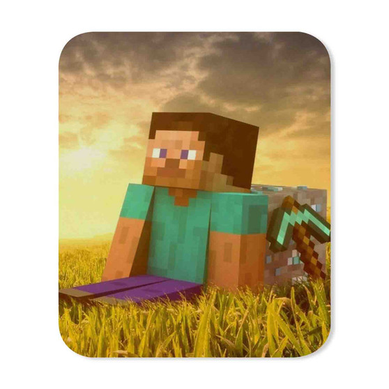 The Story of Minecraft Custom Mouse Pad Gaming Rubber Backing