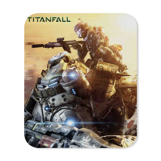 Titan Fall Shoot Custom Mouse Pad Gaming Rubber Backing