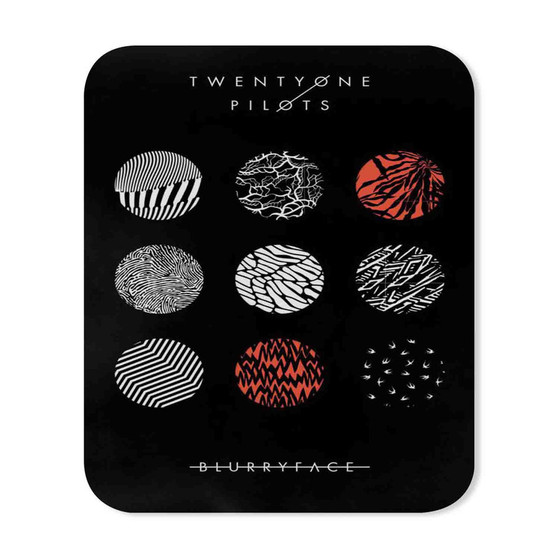 Twenty One Pilots Blurryface New Custom Mouse Pad Gaming Rubber Backing