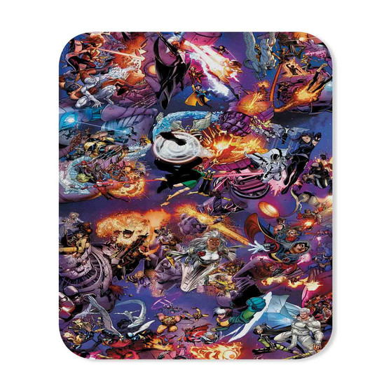 X Men All Characters War New Custom Mouse Pad Gaming Rubber Backing