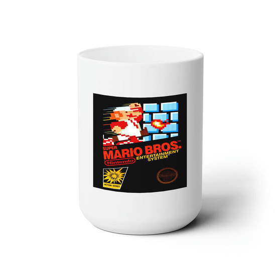 Super Mario Bros Nintendo New Custom White Ceramic Mug 15oz Sublimation BPA Free