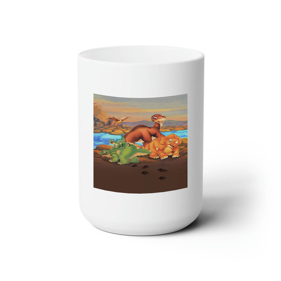 The Land Before Time Custom White Ceramic Mug 15oz Sublimation BPA Free