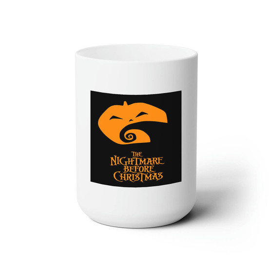 The Nightmare Before Christmas New Custom White Ceramic Mug 15oz Sublimation BPA Free