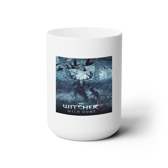 The Witcher 3 Wild Hunt Birds Custom White Ceramic Mug 15oz Sublimation BPA Free