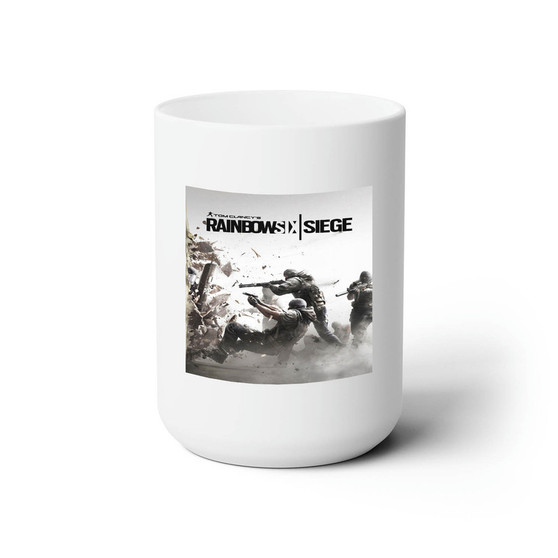 Tom Clancy s Rainbow Six Siege White New Custom White Ceramic Mug 15oz Sublimation BPA Free