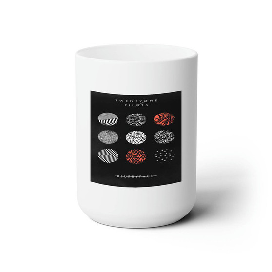 Twenty One Pilots Blurryface New Custom White Ceramic Mug 15oz Sublimation BPA Free