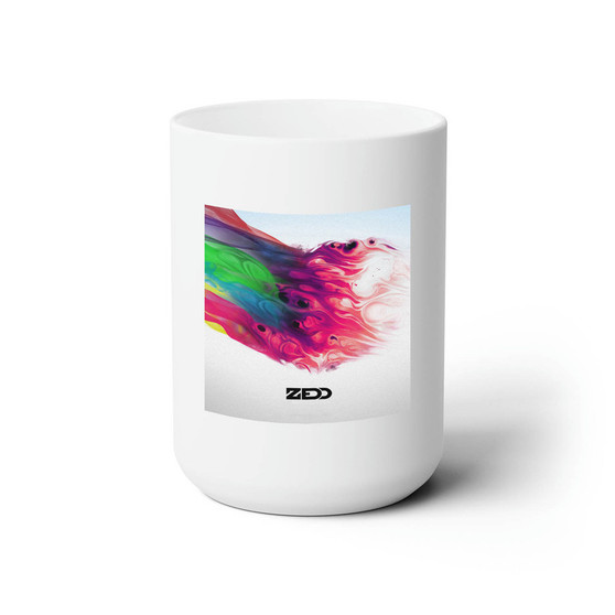 Zedd Cover Custom White Ceramic Mug 15oz Sublimation BPA Free