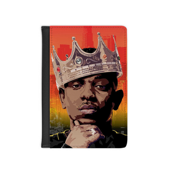 Kendrick Lamar Art New Custom PU Faux Leather Passport Cover Wallet Black Holders Luggage Travel