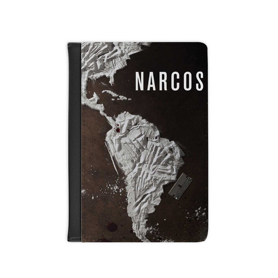 Narcos Movie Custom PU Faux Leather Passport Cover Wallet Black Holders Luggage Travel