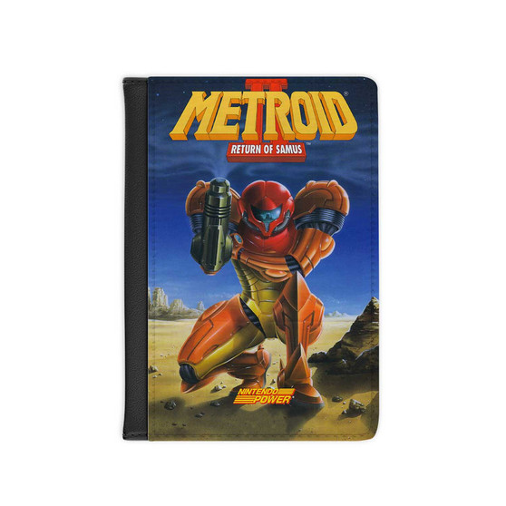 Super Metroid Return of Samus Custom PU Faux Leather Passport Cover Wallet Black Holders Luggage Travel