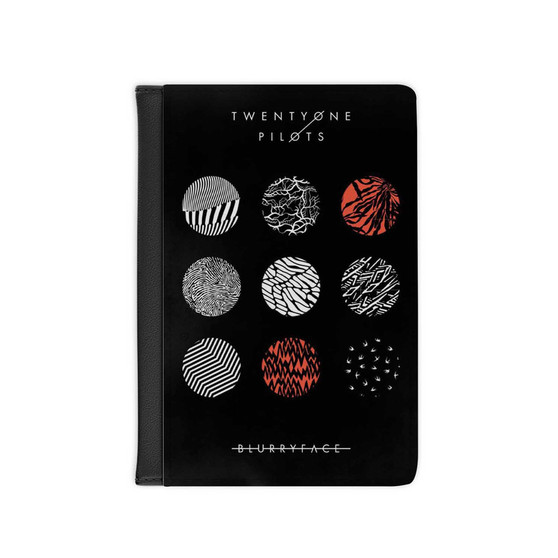 Twenty One Pilots Blurryface New Custom PU Faux Leather Passport Cover Wallet Black Holders Luggage Travel