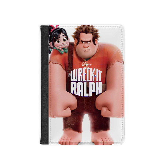 Wreck It Ralph Disney Custom PU Faux Leather Passport Cover Wallet Black Holders Luggage Travel
