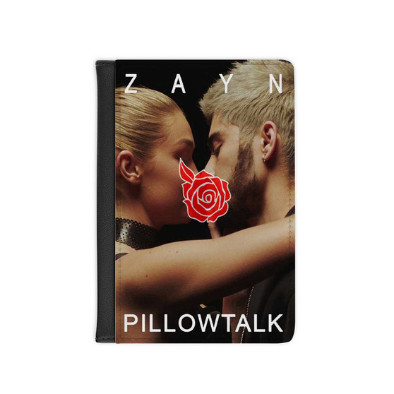 Zayn Malik Pillow Talk Kiss Custom PU Faux Leather Passport Cover Wallet Black Holders Luggage Travel