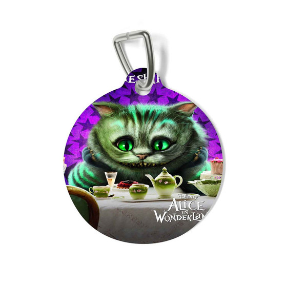 The Cheshire Cat Alice In Wonderland Arts Custom Pet Tag for Cat Kitten Dog