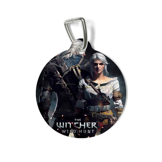 The Witcher 3 Wild Hunt Geralt and Ciri New Custom Pet Tag for Cat Kitten Dog
