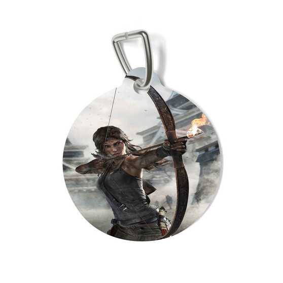 Tomb Raider Definitive Edition Fire Archer Custom Pet Tag for Cat Kitten Dog