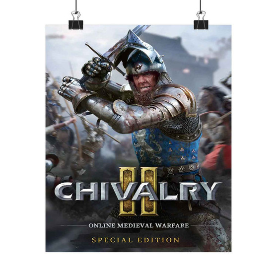 Chivalry 2 Art Satin Silky Poster for Home Decor