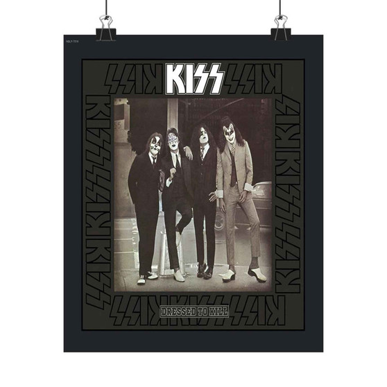 Kiss Dressed to Kill 1975 Art Satin Silky Poster for Home Decor